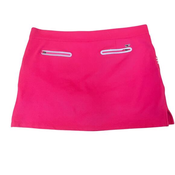 Vineyard Vines Pink 17" Side-Zip Golf Skort - Size XL - Picture 5 of 16